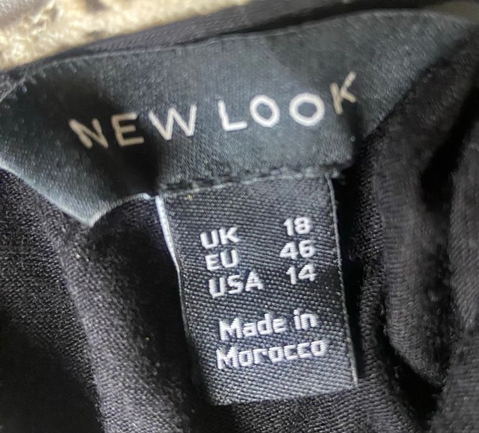 Robe mi-longue »New Look »noire et écrue - photo numéro 8