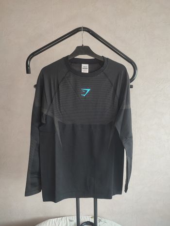 T-shirt manches longues Gymshark Onyx 5.0