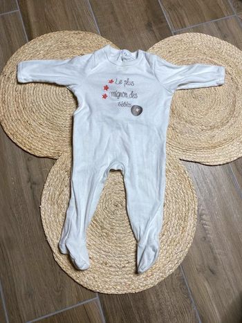 Pyjama coton Vertbaudet - Taille 9 mois