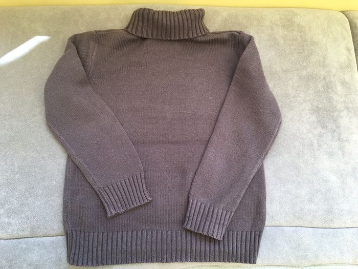 Pull Vertbaudet 5 ans Gris - photo numéro 3