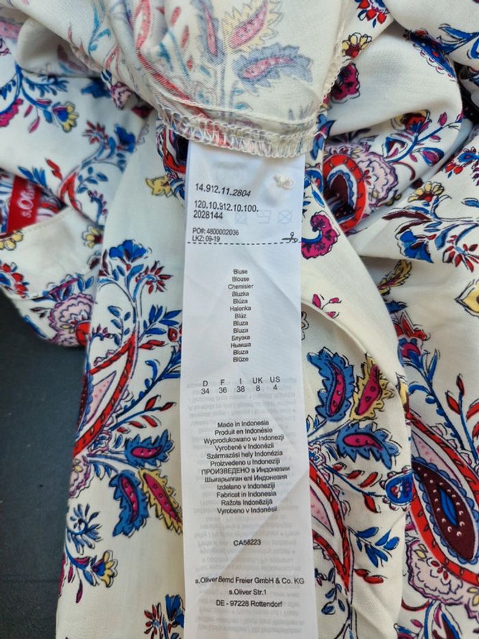 Chemise blouse S Oliver 36 - photo numéro 7
