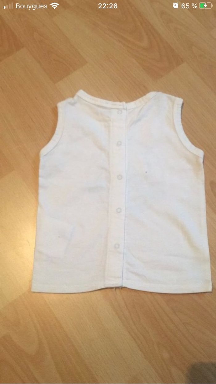 Débardeur 6 mois Schtroumpfs - photo numéro 2