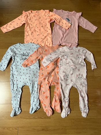 Lot de 5 pyjamas légers 18 mois