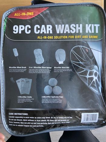 Kit de lavage pour voiture neuf