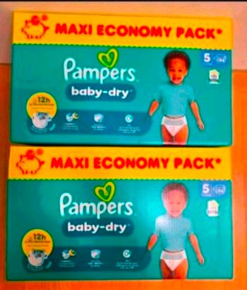 🍼 Pampers Baby-Dry T5 Lot de 2 × 94 couches (11–16 kg)
