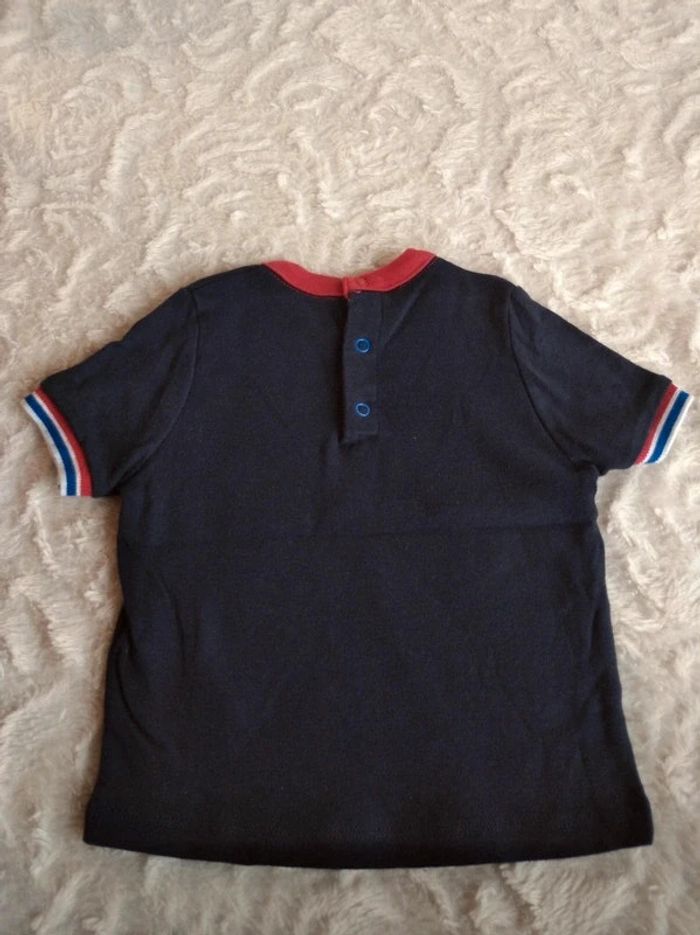 Tee shirt chemise manches courtes Garçon 12 mois Petit bateau 100% coton - photo numéro 10