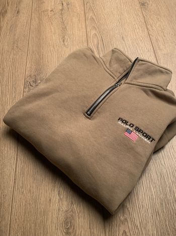 1/4 de zip Polo sport by Ralph Lauren Taille S marron 