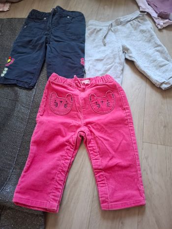 Lot d e 3 pantalon bébé 6 mois