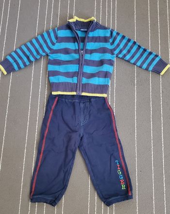 Gilet et jogging 18-24 mois