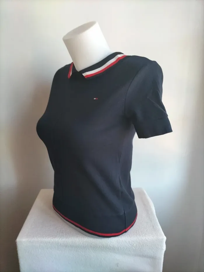 T Shirt Femmes Tommy Hilfiger (XXS) - photo numéro 4