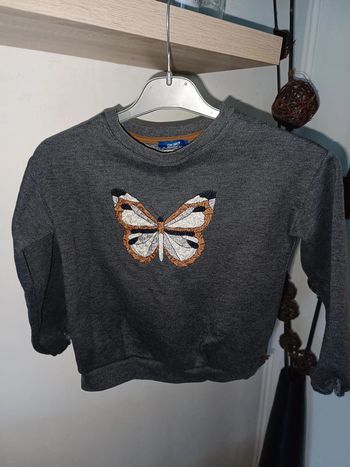 Sweat papillon fille Okaidi