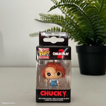 Funko Pop porte-clés Chucky - Horror Pocket Pop Officiel - Mini Figurine Culte