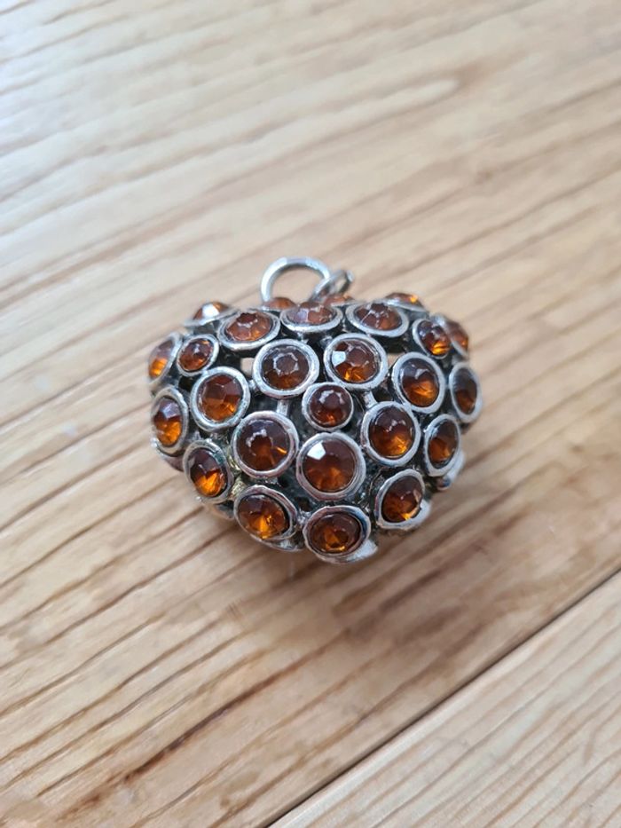Pendentif cœur fantaisie - photo numéro 3