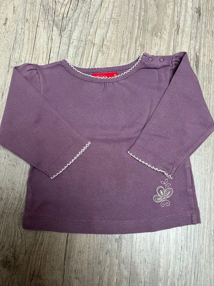 Teeshirt manches longues Tissaia taille 12 mois
