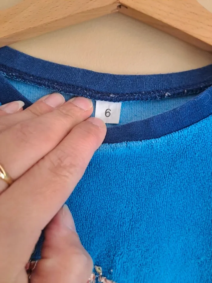 Pyjama garçon velours chaud Babou tbe dessin craquelé 6 ans - photo numéro 4
