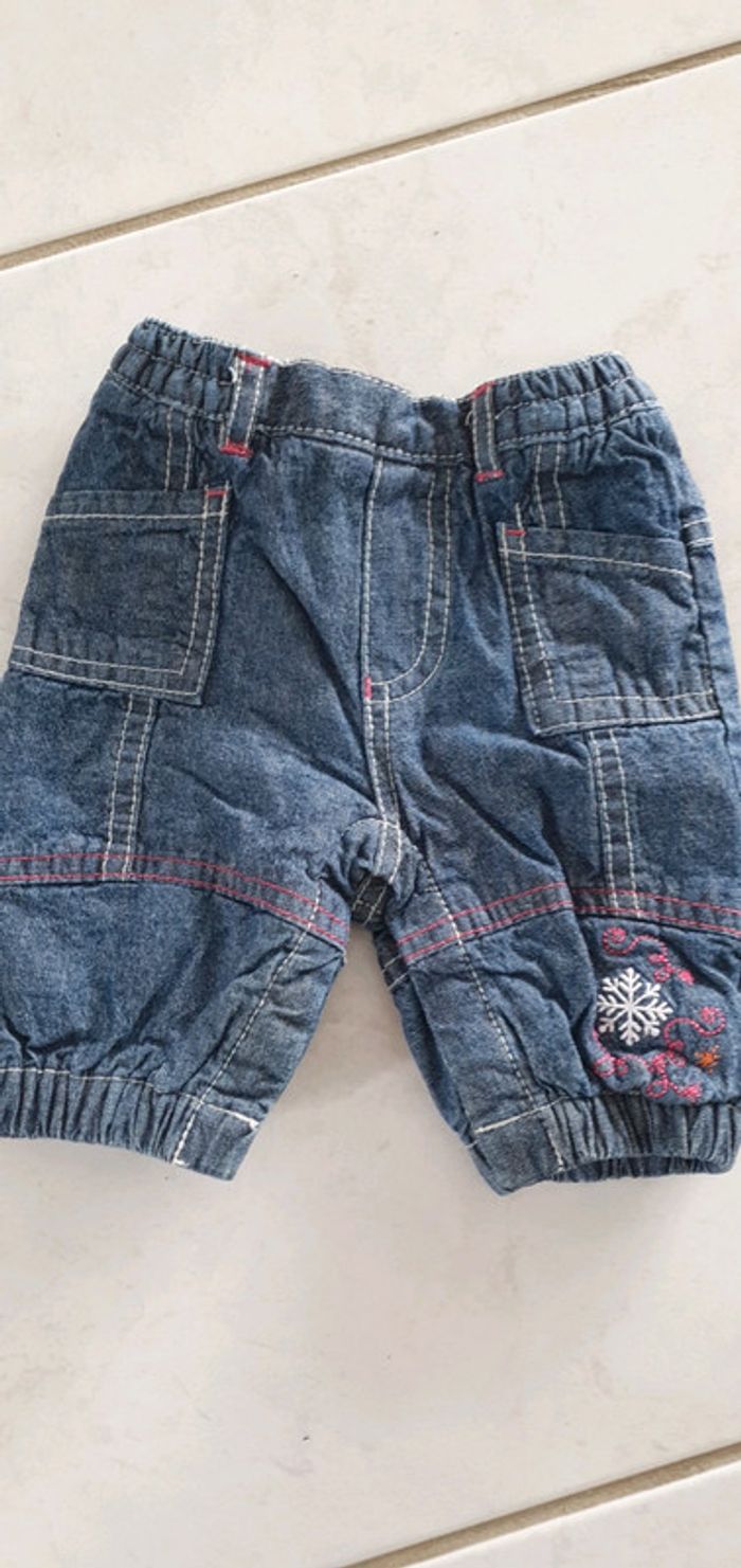 Jean bébé fille 1 mois BBF - photo numéro 2