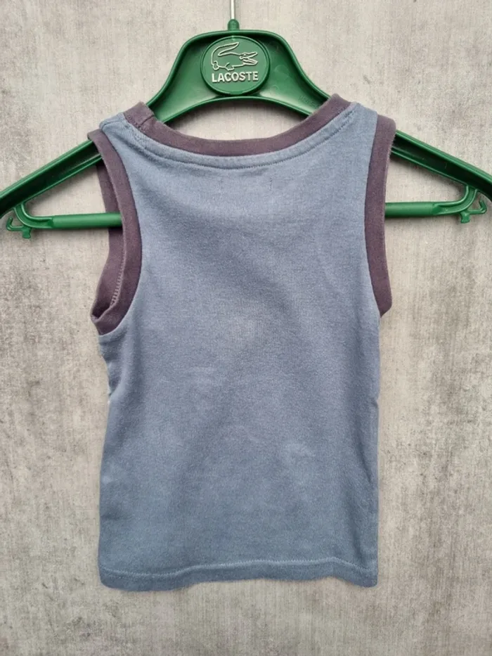 Débardeur pyjama garçon - Taille 3 ans (94cm) - DPAM - Bleu brodage pirates - photo numéro 4