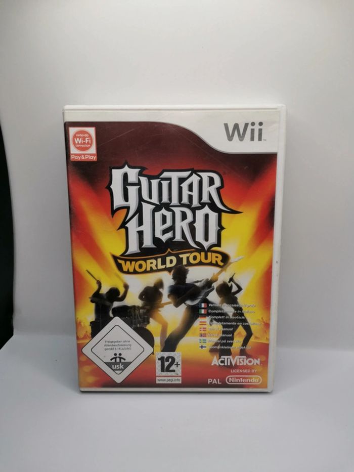 Jeux nintendo wii guitar hero world tour - photo numéro 1