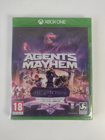 Jeu Xbox One Agents Mayhem   sous blister jamais déballé
