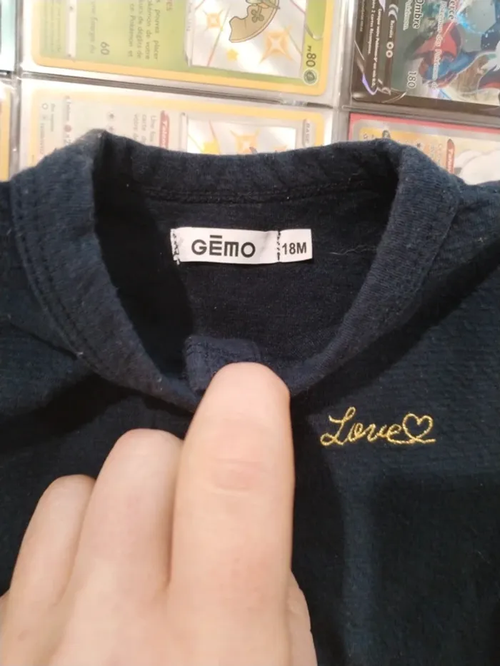 Veste Gémo bleu nuit - photo numéro 2