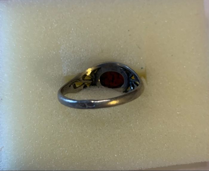 Ensemble ambre et argent - photo numéro 5