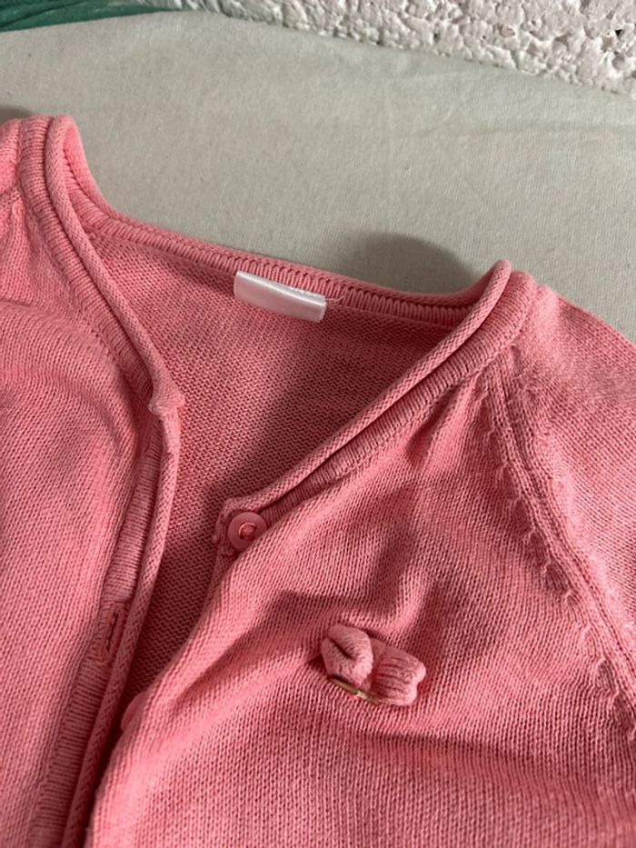 Gilet tex 3 ans rose - photo numéro 2