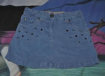 Jupe velours sergent major 6 ans fille