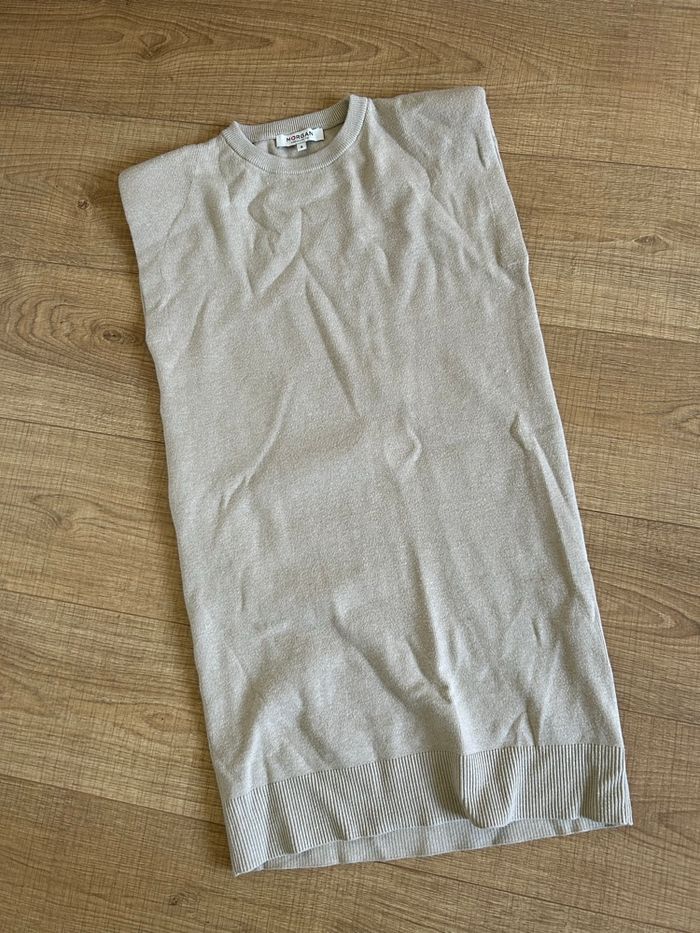 Robe pull beige sans manches Morgan taille S TBE - photo numéro 7