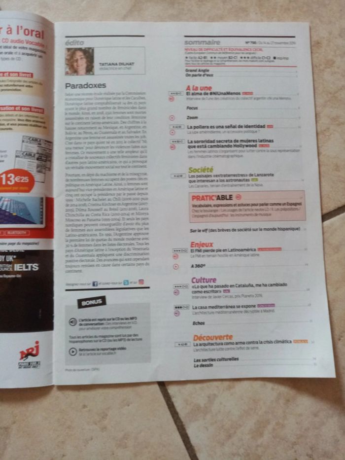 5 magazines Vocable espagnol - photo numéro 2