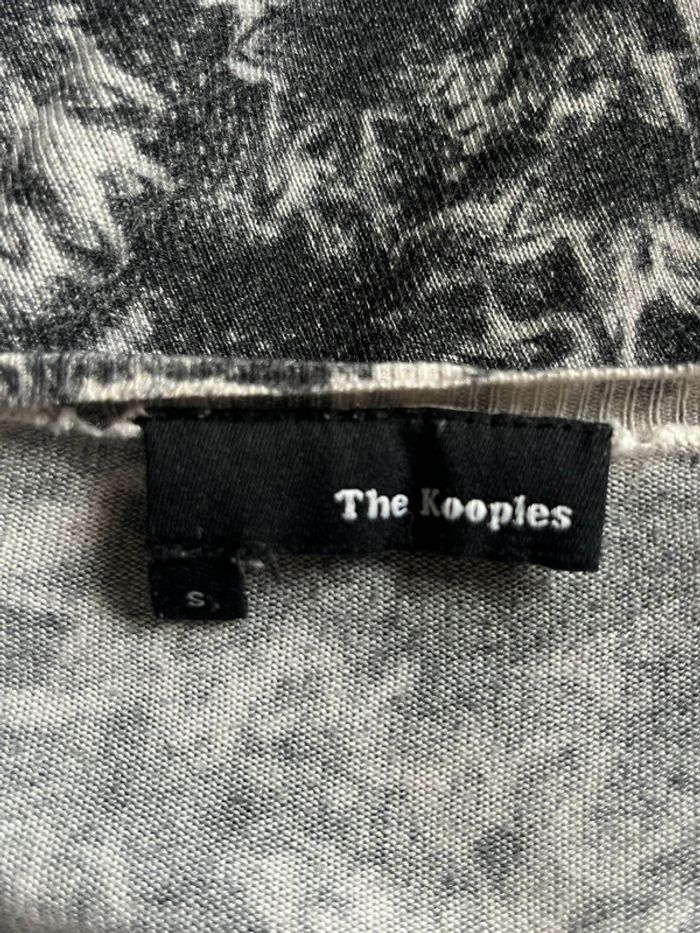 Pull fin en soie à motifs The Kooples S - photo numéro 6