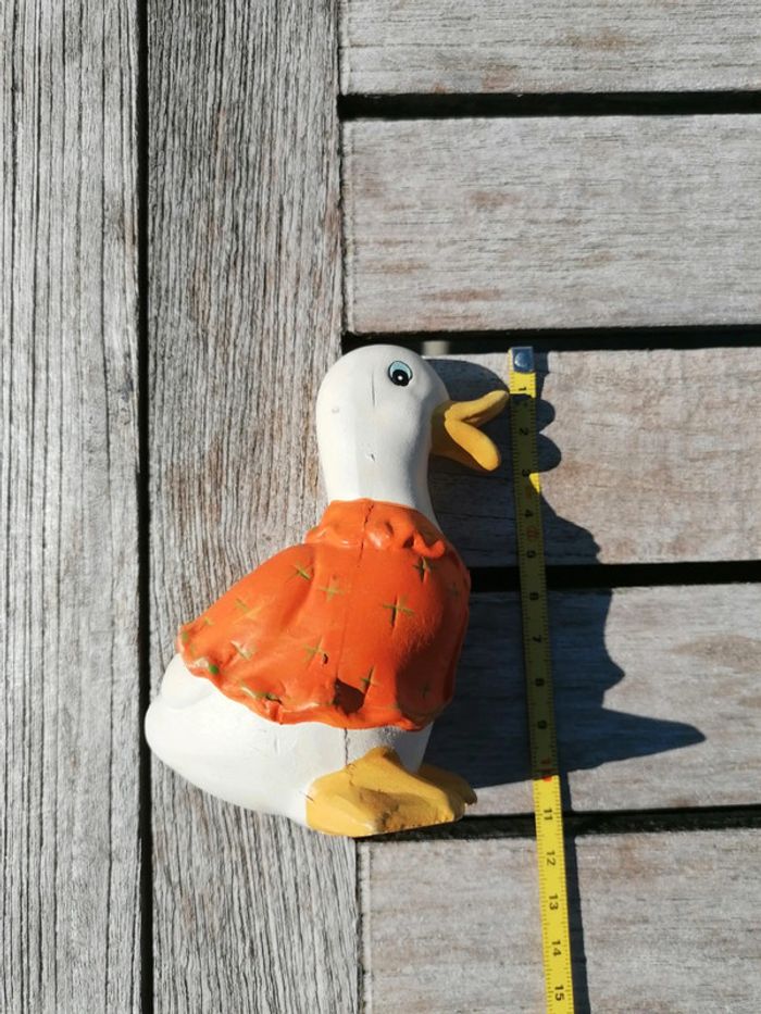 Figurine statuette canard vintage collection décoration enfant fille garçon - photo numéro 5