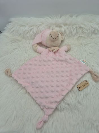 Doudou Ours rose beige InterBaby