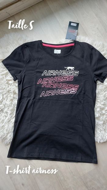 T-shirt noir airness taille S