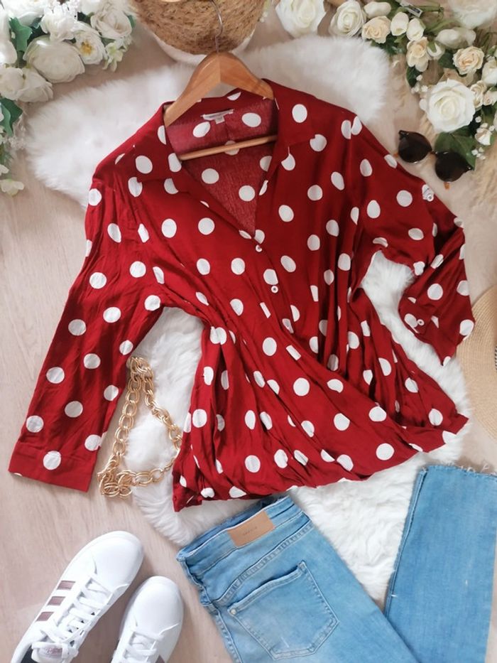 Blouse terracotta taille L