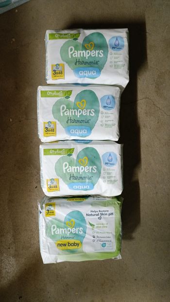 Lingettes pampers