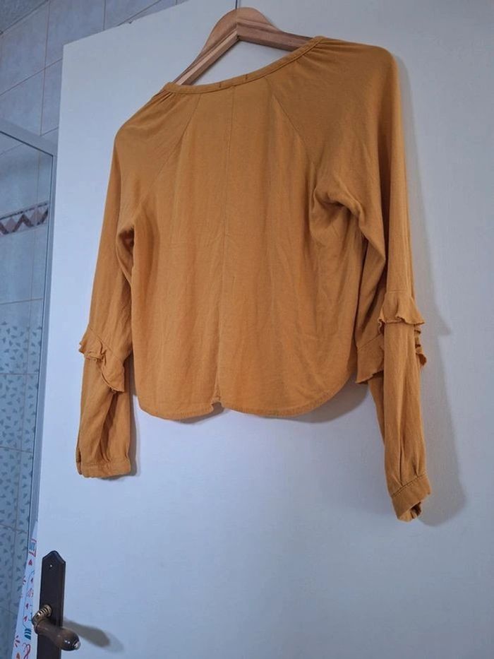 Petit haut taille S coloris moutarde - photo numéro 4