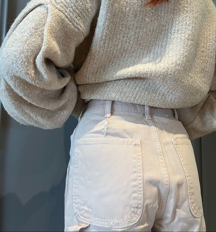 Pantalon cargo rose pale - photo numéro 2