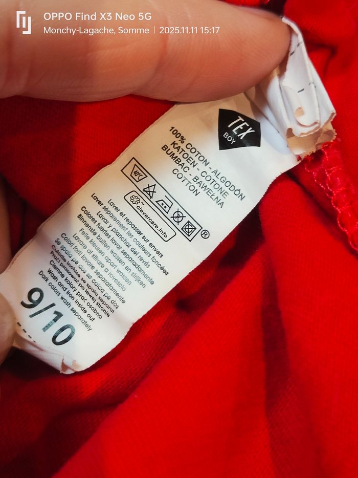 Tee-shirt col roulé 9-10ans Tex boy Réduction jusqu'à -70% - photo numéro 3