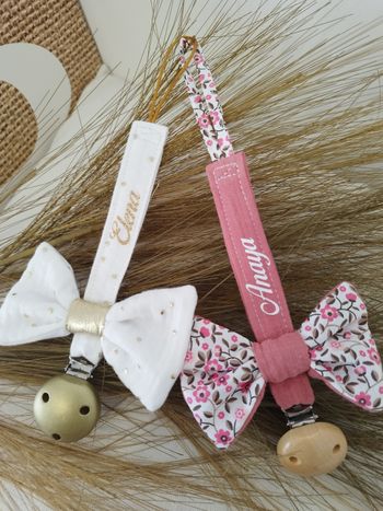 Une attache tétine personnalisée 15€