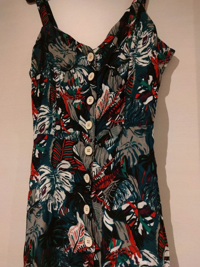 Robe fluide motifs fleurs - photo numéro 2