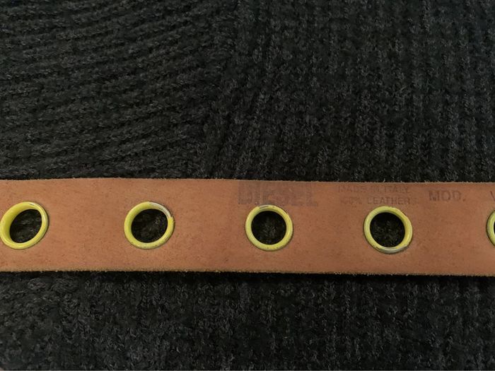 Ceinture cuir Diesel 90 - photo numéro 8