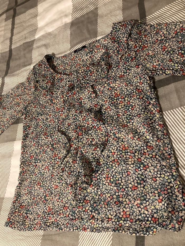 Blouse 3/4 imprimée