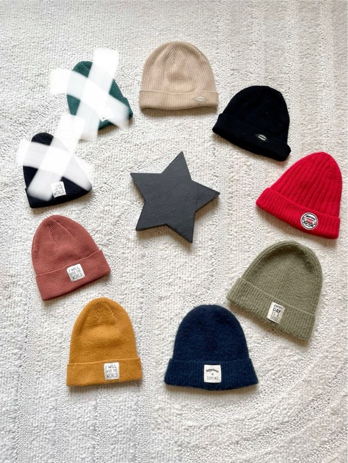 Lot de bonnets TAO / ZARA / KIABI 2-4 ans