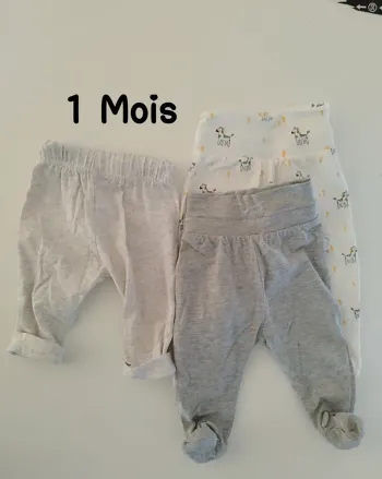 Lot legging bébé 1 mois