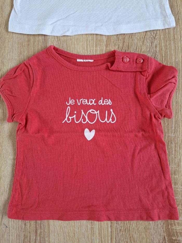 Lot Tee-shirts 3 mois - photo numéro 2