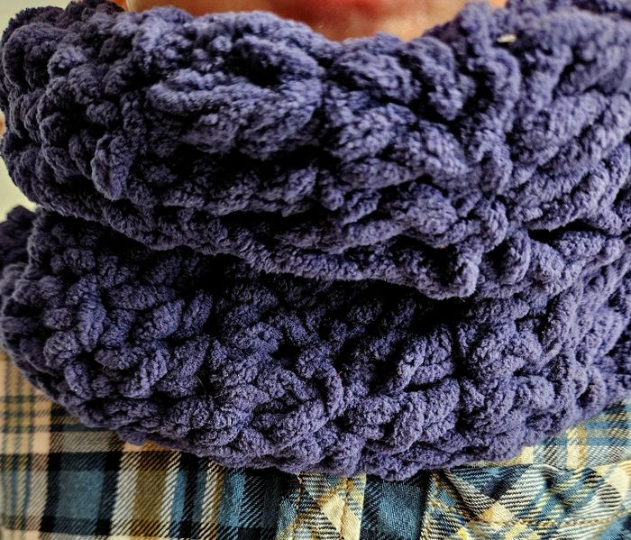 Snood polaire au crochet - photo numéro 2
