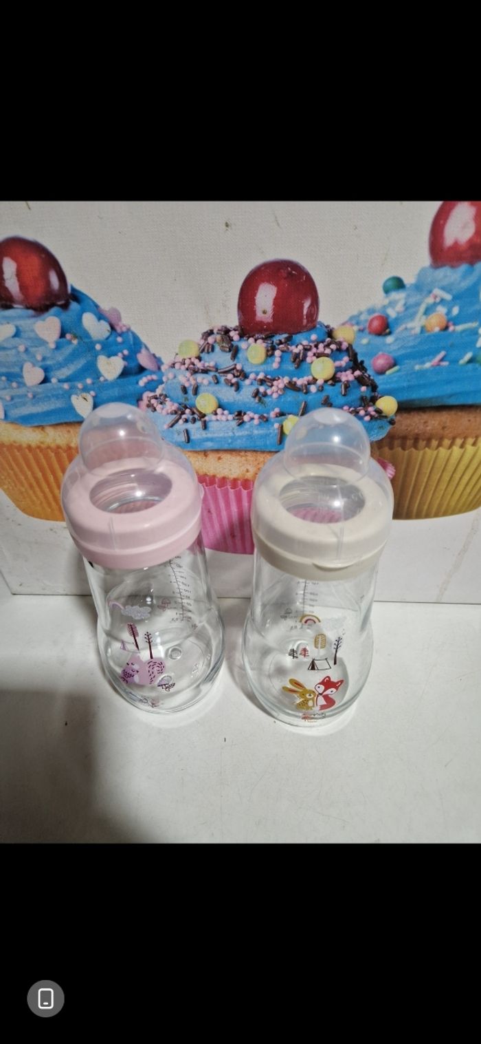 Biberons Mam en verre 260ml