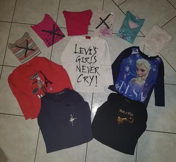Lot de t-shirts manches longues