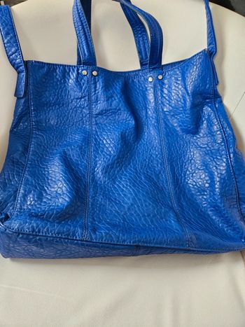 Sac bleu électrique