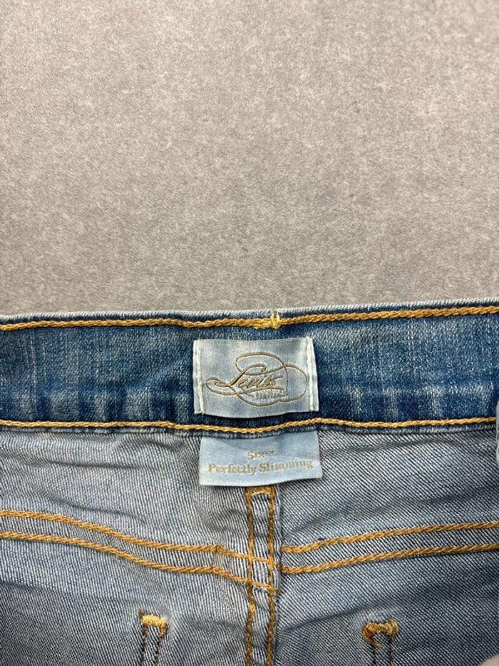 Jean pantalon coupe droite levis bleu 10 ans - photo numéro 9